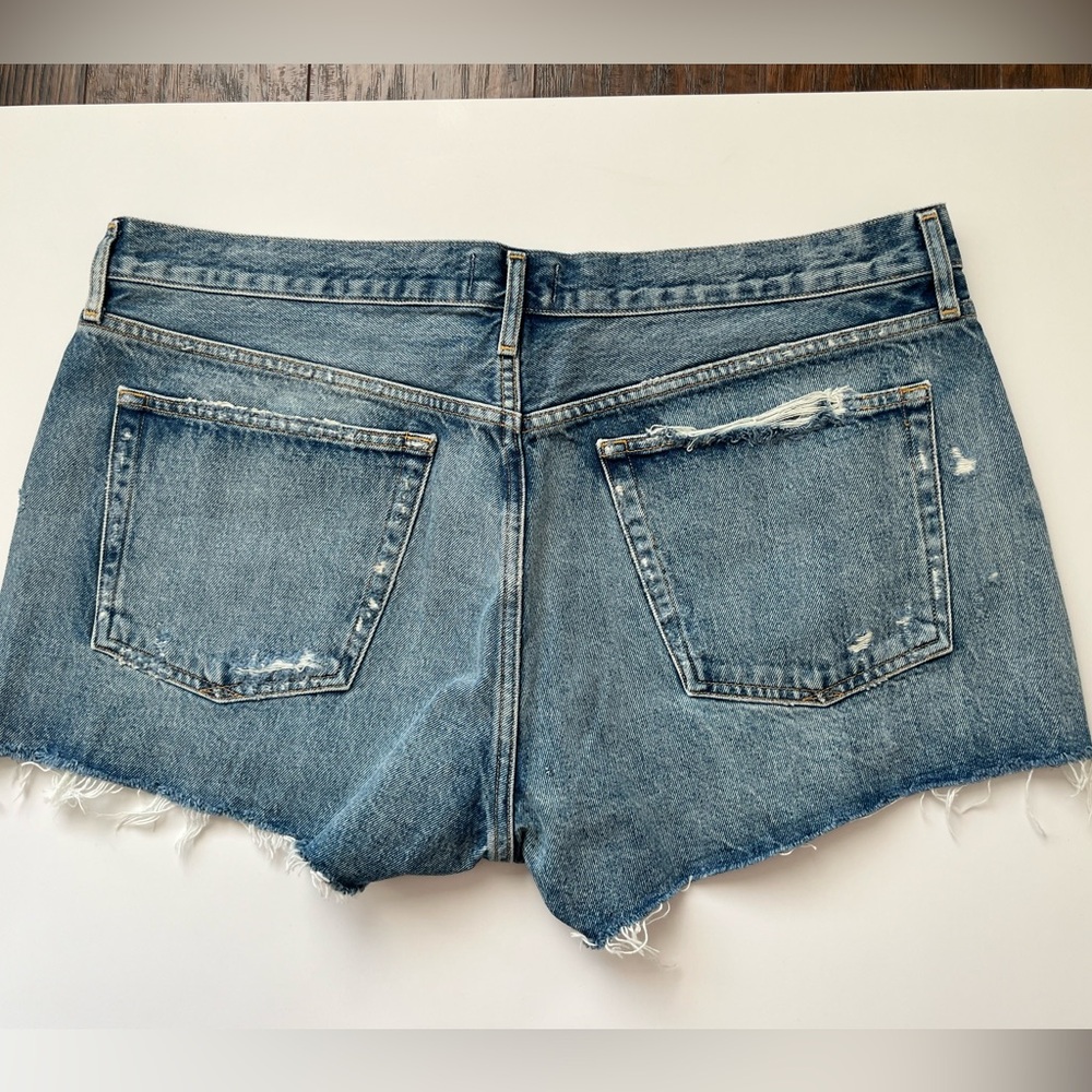 AGOLDE Parker vintage Cut Off Denim shorts 34 NWOT - Picture 6 of 12